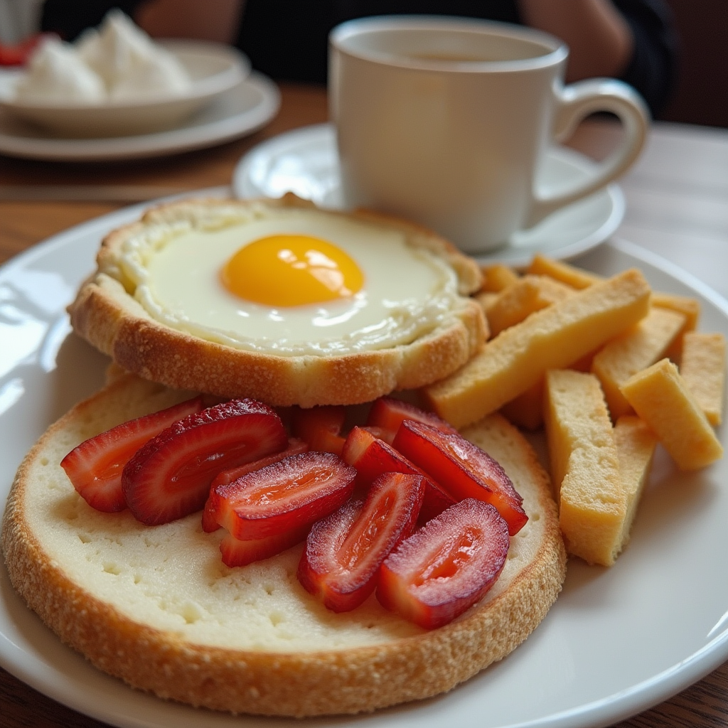 Irresistible Breakfast Delight: A Perfect Start to Your Day - a wholesome breakfast spread with pancakes, bacon, juice, and coffee